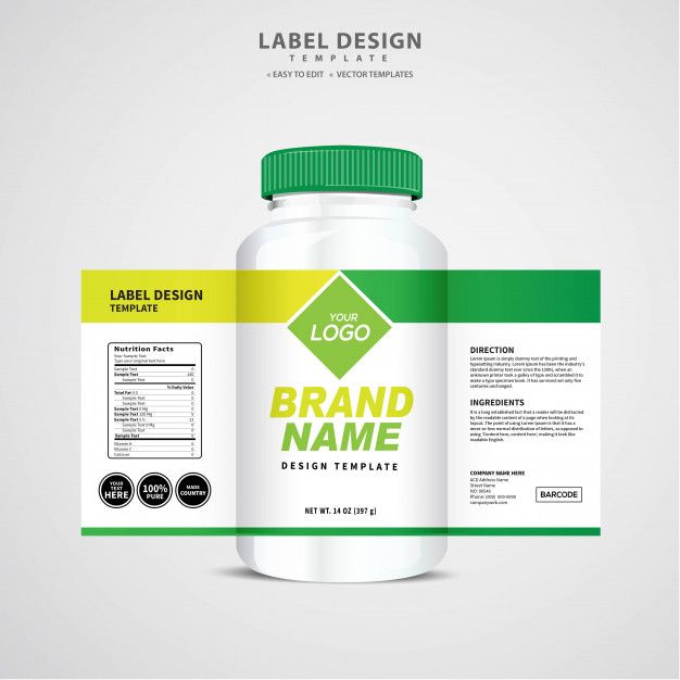 Custom label sample 6