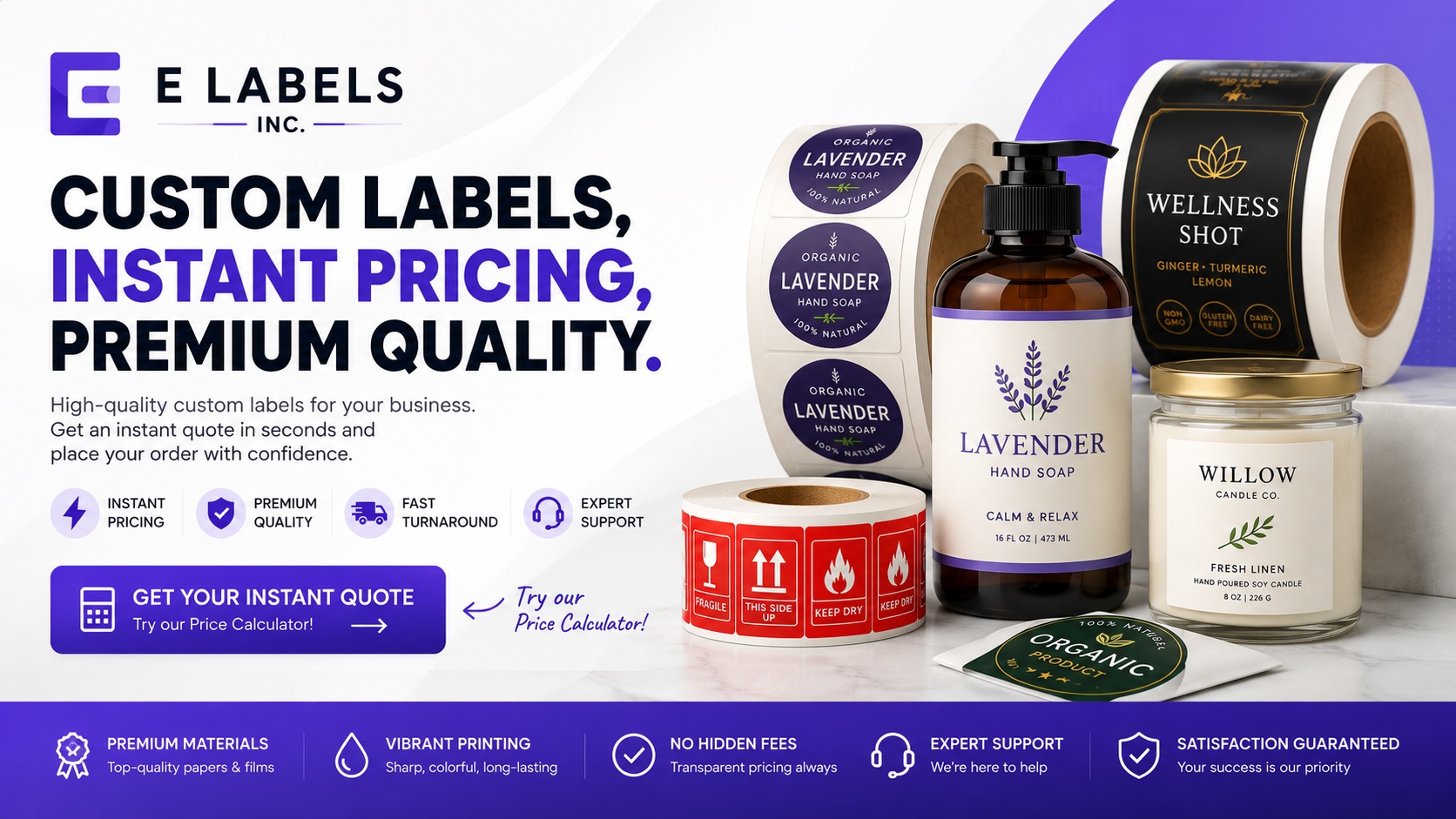 Custom labels showcase