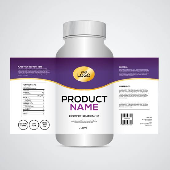 Custom label sample 4